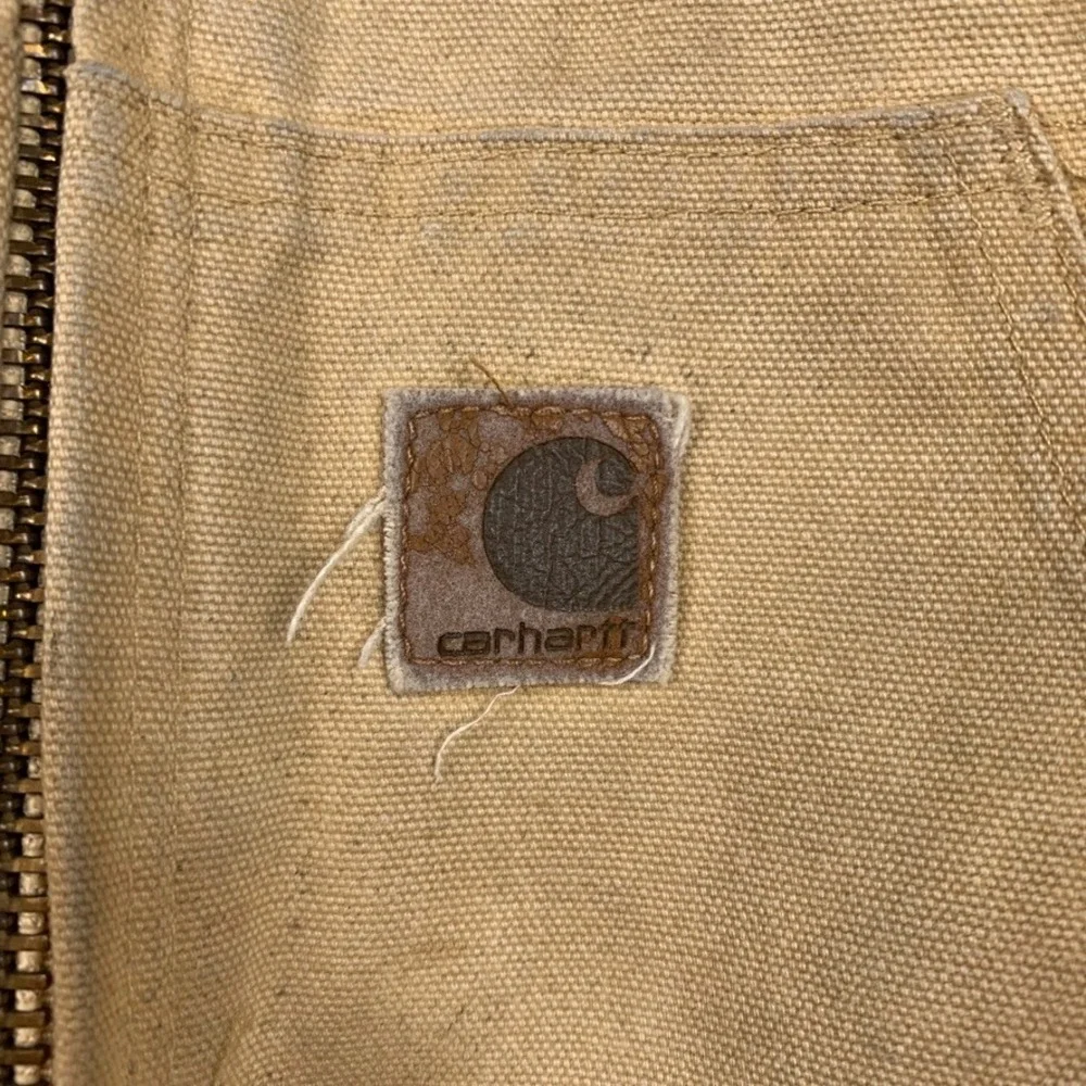 Vintage Carhartt Jacket Mens Medium J130 WET Active Jacket Quilted Distressed - Picture 10 of 16